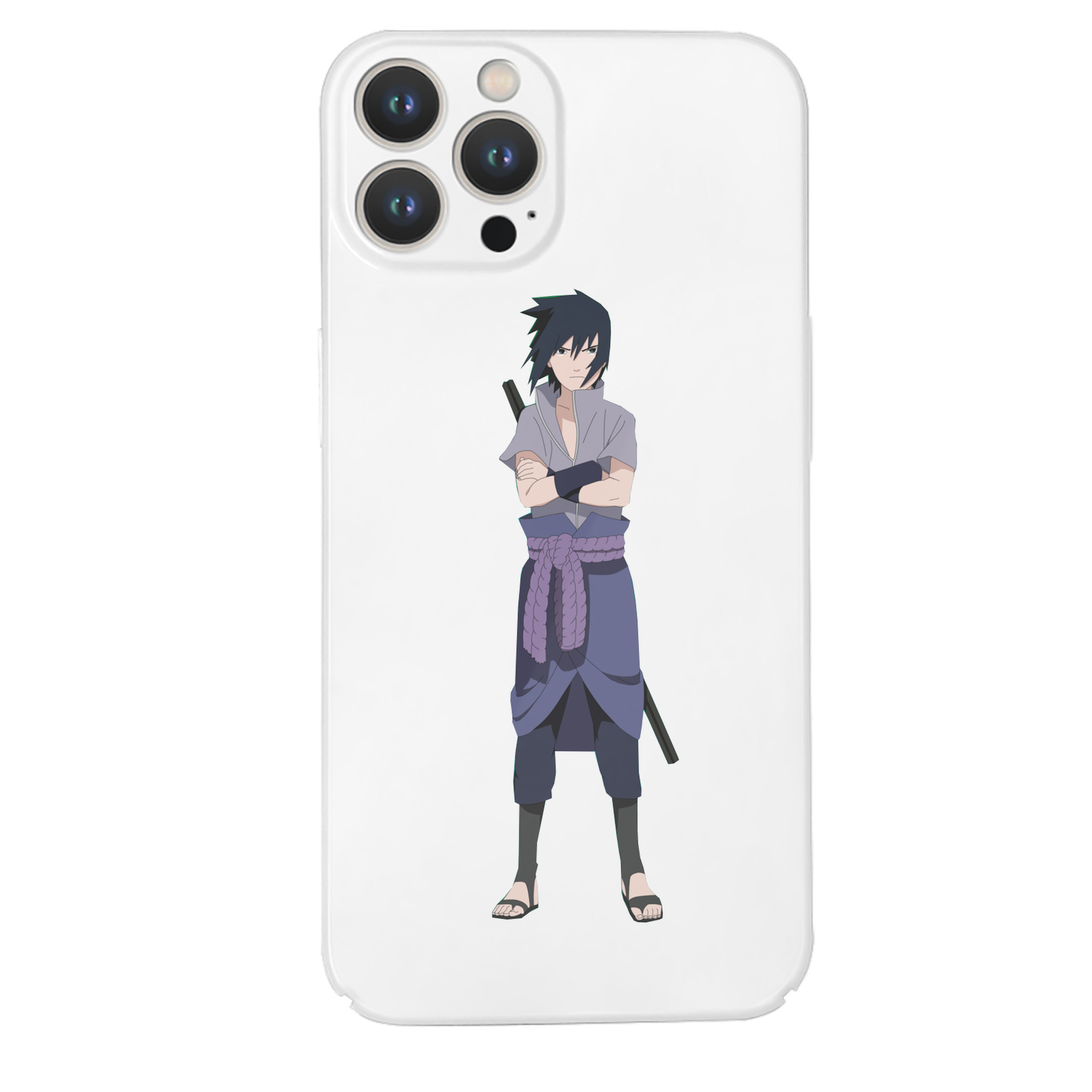 （画像用） NARUTO -ナルト- うちは サスケ Uchiha Sasuke 【iPhone 14シリーズ対応】ハードケース